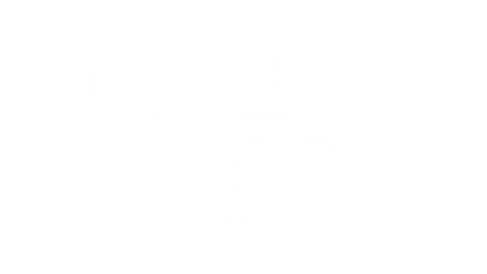 White logo for Rookie Blue